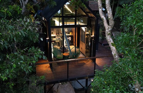 Florianopolis Cabin | Tiny House on the beach with sea view - Sattva Refuge