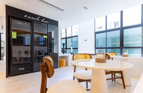 Madalena Apartment | Tolive Riverside - High-end studios in Recife with rooftop pool, gym, coworking space, laundry, snack bar, playground, and pet area by Carpediem