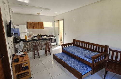 Prado House | Vila Axé Flat1 Praia de Guaratiba, Prado/BA 1 bedroom, swimming pool, air, 50m from the beach.