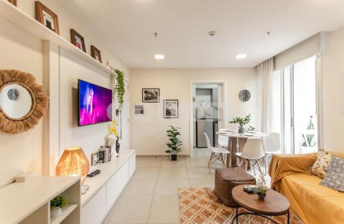 Asuncion Apartment | Villa Morra 1BR Apt W Pool, Gym, BBQ and Parking