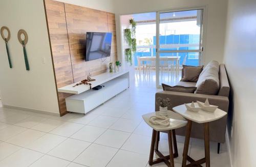 Centro Apartment | Vista para o Mar de Bertioga para até 6 pessoas