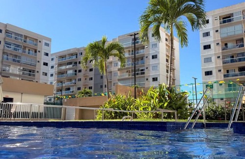 Aruanda Apartment | Vista Real Aruana AP 2 quartos com ar tv smart e piscina