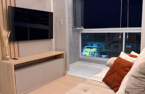 Aruanda Apartment | Vista Real Aruana AP 2 quartos com ar tv smart e piscina