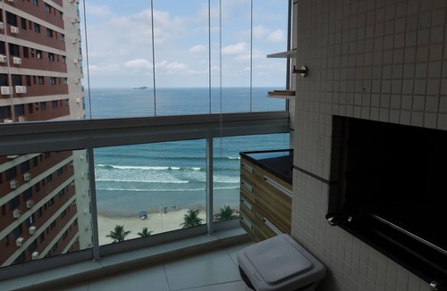 Asturias Apartment | Wonderful Apartment In Oceano Biulding with balcony with BBQ and a big pool