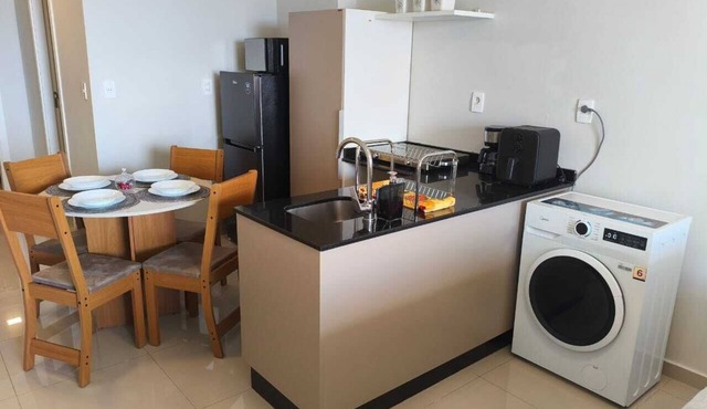 1 Central apartment with pool near the beach in San José and Costanera Shopping