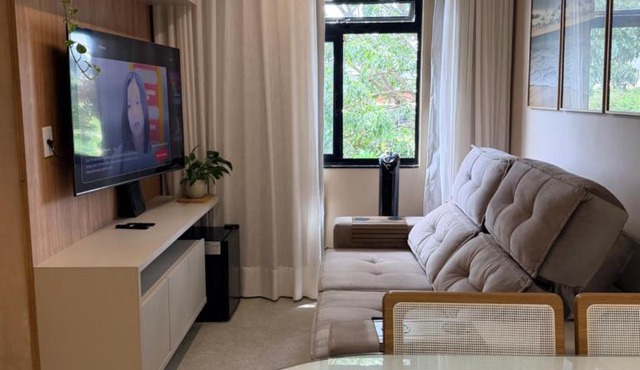 1Q Alto Padrão Asa Norte, Cozinha Completa, Home Office e Vista Verde