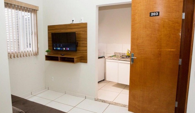 203-FLAT-Espaço, conforto. É disso que você precisa!
