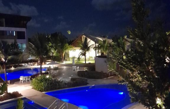 Aconchegante Flat em condomínio na beira mar de Muro Alto - Malawi Beach Resort