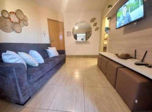 Apartamento com varanda gourmet e churrasqueira Caldas Nova in Caldas Novas