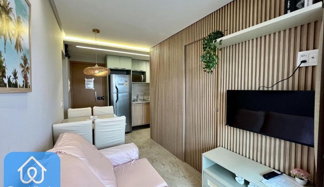 Apartamento Completo: 02 Quartos no Smart Orla