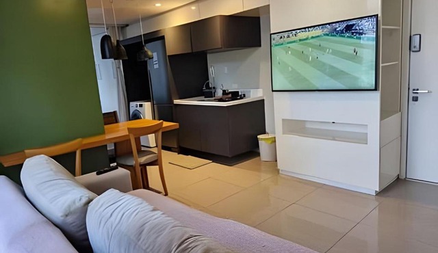 Apartamento/Praia/Piscina na cobertura prédio.