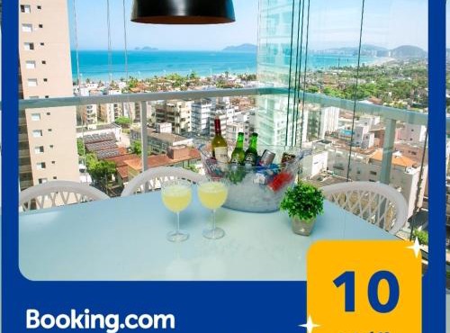 Apartamento SOL DOURADO Vista Mar Guarujá Enseada