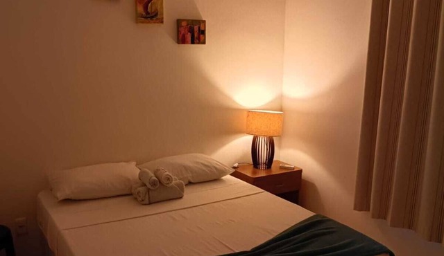 Apartment in a prime location on Coroa Vermelha beach, in a gated community.