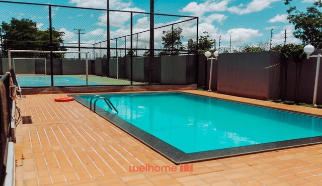 Apto em Campo Grande com Piscina e churrasqueira