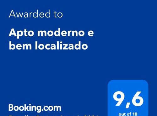 Apto moderno e bem localizado