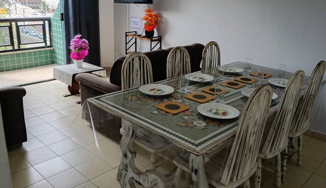 Beachfront apartment - Downtown Mongaguá in Mongaguá
