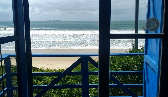 Beachfront house