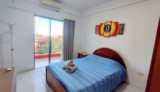 Best location, near to the beach San José and bus station. Cozy apartament.