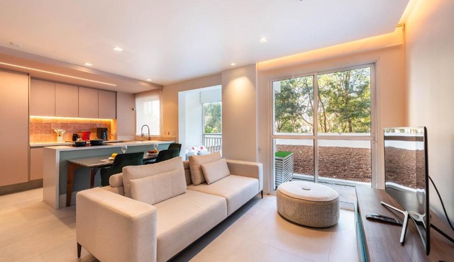 BHaus Family Morumbi Impression - Grand Loft Duplex 75m2 - Academia - Piscina - Mini mercado - Vaga de Garagem - Morumbi - Acomoda 4 pessoas - IP14