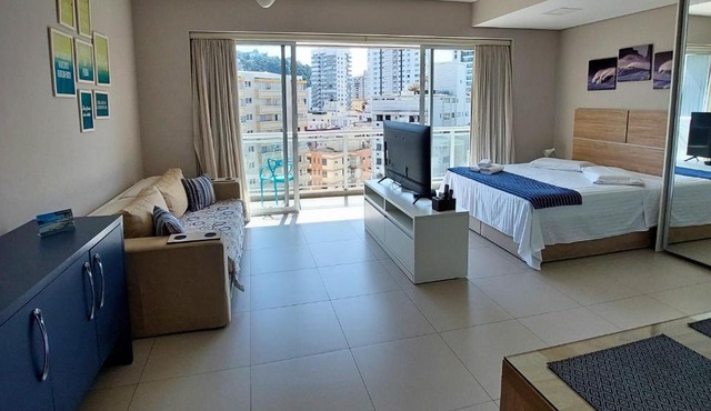 Book Santos Apartamentos no Unlimited Ocean Front Pertinho do mar