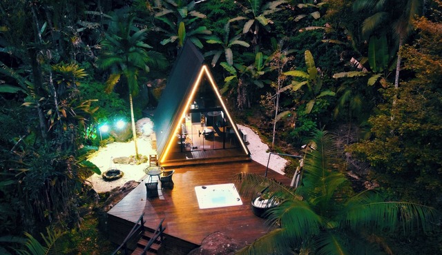Most private chalet in greater Florianópolis in Calemba Santo Amaro da Imperatriz