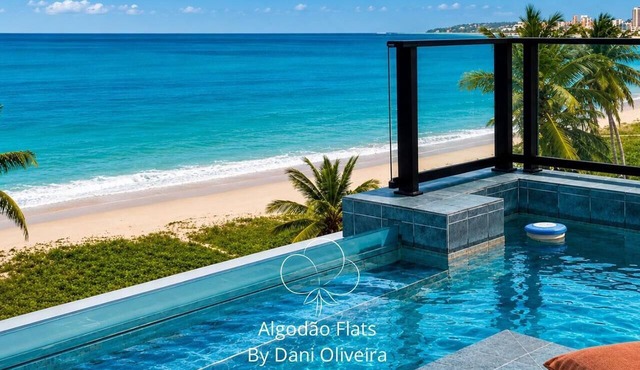 Breeze 509 building, right on the sand at Bessa beach.