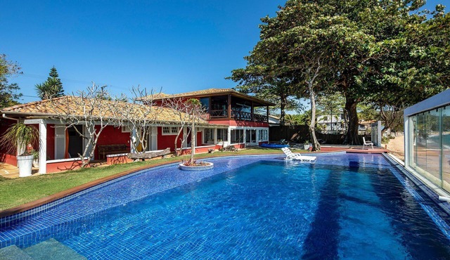 Buz005 - Beautiful mansion in front of the sea in Búzios in Buzios