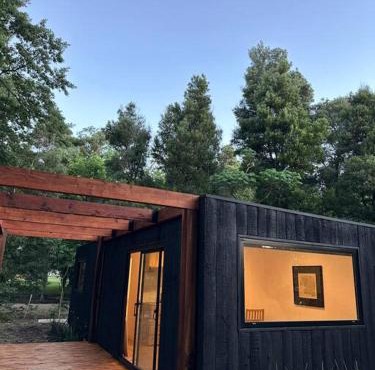 Cabañas en medio del bosque