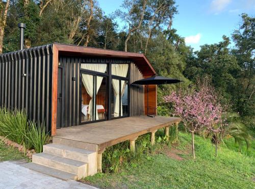 Cabana no vale dos vinhedos