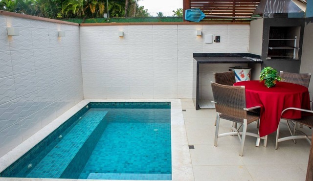 Casa em Maresias para 8 pessoas a 350m da praia