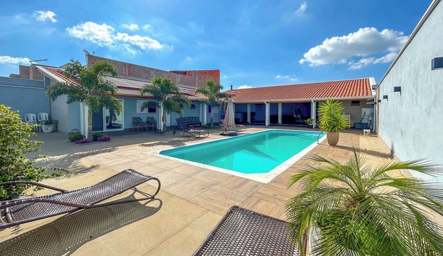 Chácara c Wi-Fi, piscina e churrasqueira em Itu/SP