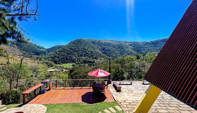 Chalé em Itaipava c lareira hidromassagem e vista