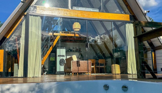 Chalé Folk Village Moderno com jacuzzi