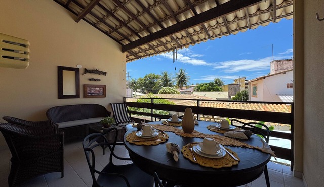 Cozy house in a gated community in Barra de São Miguel - 100 meters from the beach.