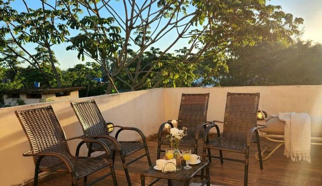Depto privado con gran terraza y parking gratis