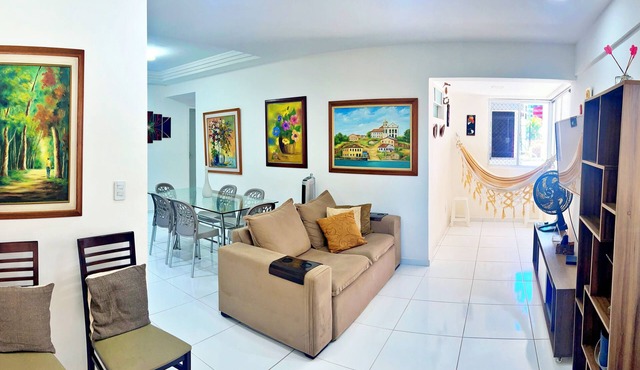 DF102 | Apartment with 3 suites, 150m from Kanoa PontaVerde