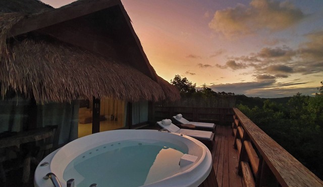 Ecolodge Praia de Gravatá, um Exclusivo Bangalô c/Vista do Mar, rio e Mangue