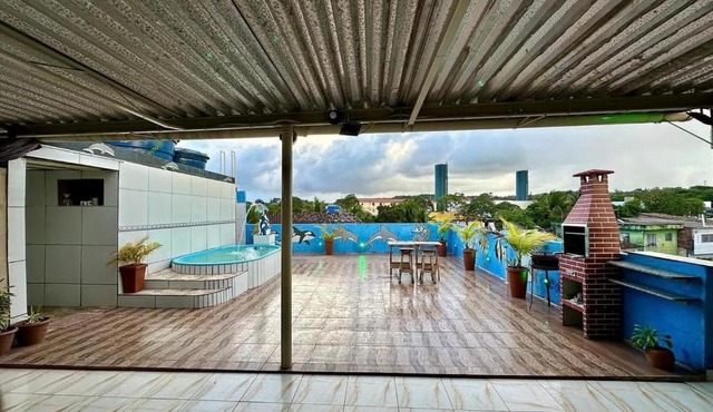ESPAÇO LAZER, CONFORTO, PISCINA E DESCANDO PARA família