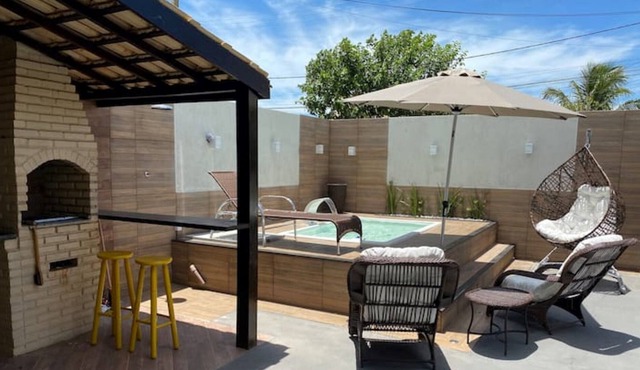 Excellent house with pool in Atafona SJB