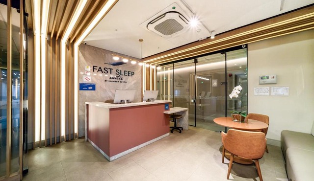 Fast Sleep Suites by Slaviero Hoteis - Hotel dentro do Aeroporto de Guarulhos - Terminal 2 - desembarque oeste