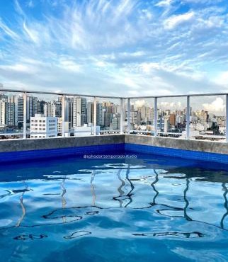 Flat 16 Frente Mar - Lindo e Confortável - STS - Salvador Temporada Studio