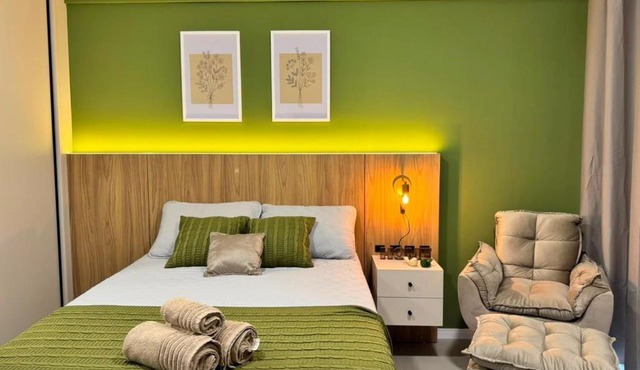 Flat aconchegante com varanda em Brusque in Brusque