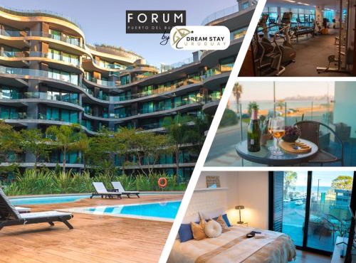 Forum Puerto del Buceo - Apartamento de 1 Dormitorio con vista al mar - Piscinas climatizadas interiores y exteriores - Sauna - Gimnasio completo y moderno - concierge 24 horas - Acepta mascotas in Montevideo