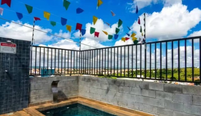 Fully furnished apartment, near São João festivities, with Wi-Fi, swimming pool, garage, and close to the city center.