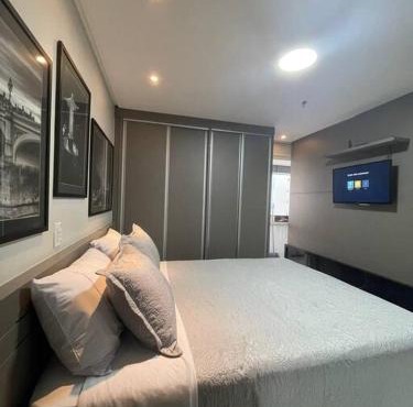 H-Flat Mobiliado com Garagem, 290m do Parque Flamboyant, Mínimo 2 Noites in Goiânia