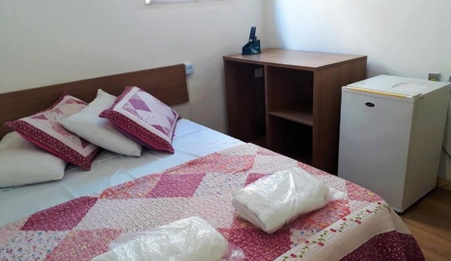 Hotel Rios located 500 meters from the international bridge, excellent location.