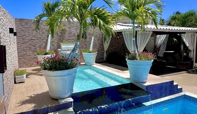 House by the sea Chicken harbor /Serrambi thermal pool /games room