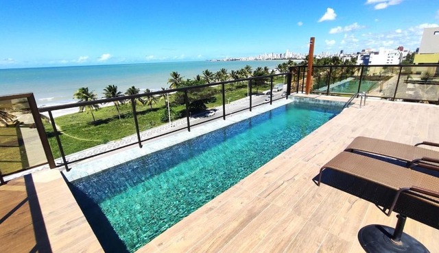 La Vie 201 - Frente Mar, vista mar quartos, Piscina