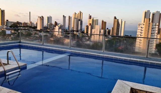 Manhattan Flat Piscina com vista mar e varanda in Natal