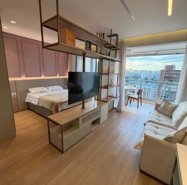 Premium Studio Bosque Maia Garagem Airport in Guarulhos